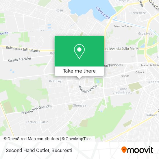 Second Hand Outlet map