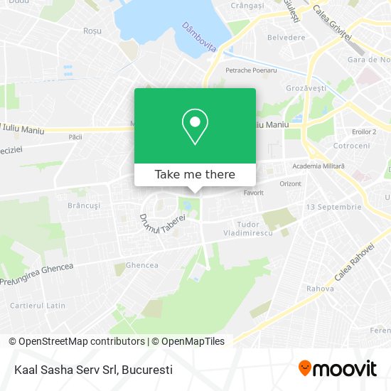 Kaal Sasha Serv Srl map