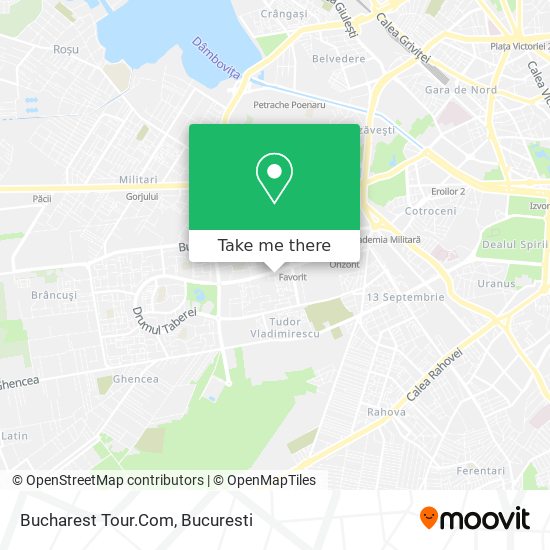 Bucharest Tour.Com map