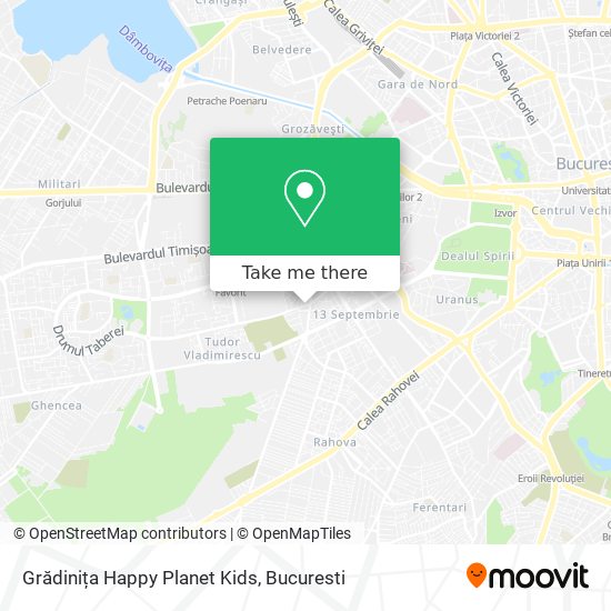 Grădinița Happy Planet Kids map