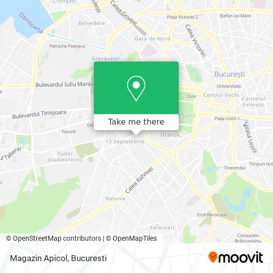 Magazin Apicol map