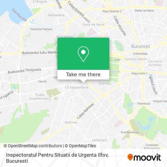 Inspectoratul Pentru Situatii de Urgenta Ilfov map