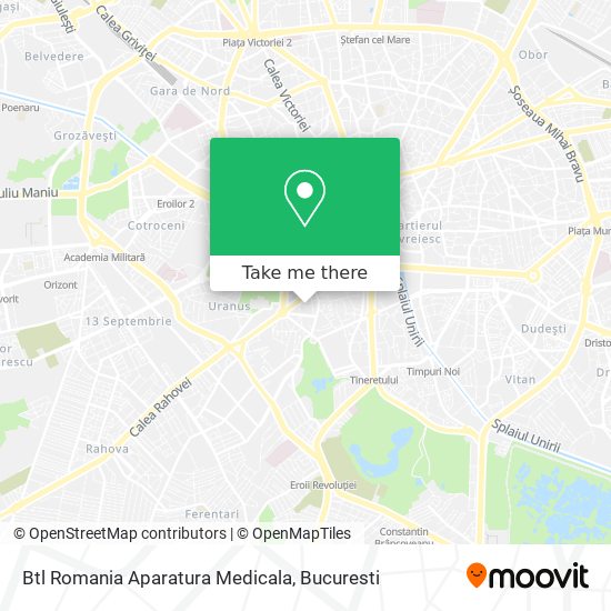 Btl Romania Aparatura Medicala map