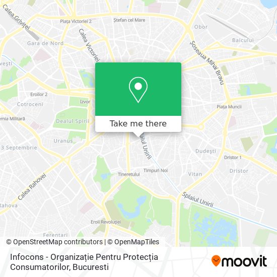 Infocons - Organizație Pentru Protecția Consumatorilor map