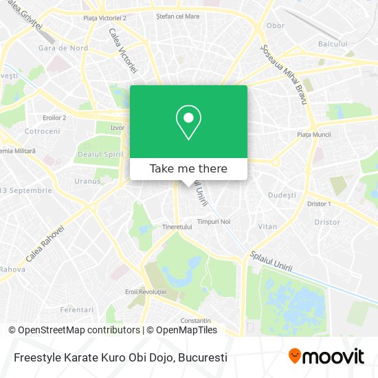 Freestyle Karate Kuro Obi Dojo map