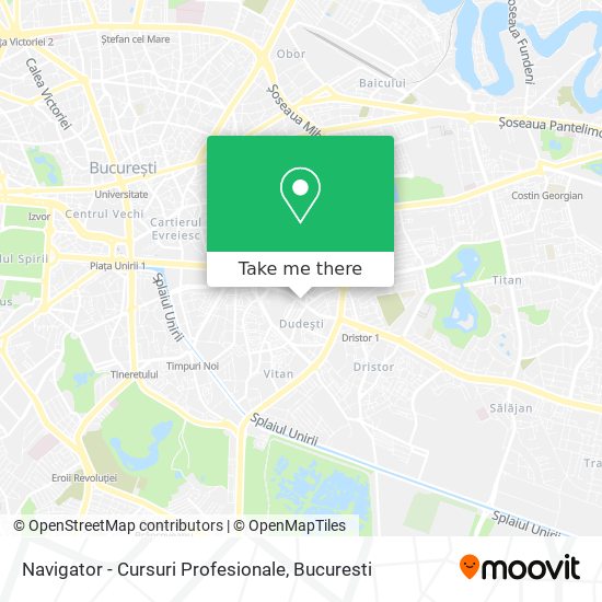 Navigator - Cursuri Profesionale map