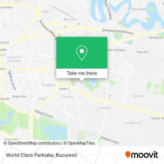 World Class Parklake map