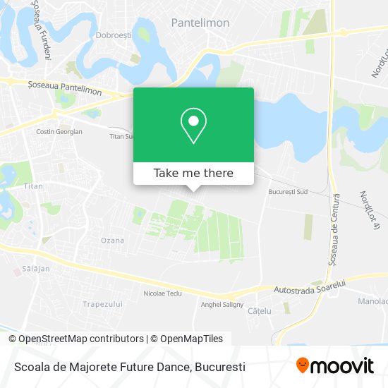 Scoala de Majorete Future Dance map