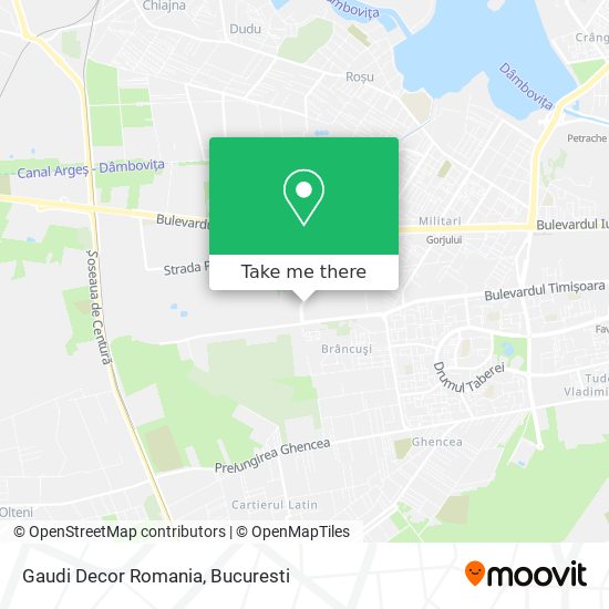 Gaudi Decor Romania map