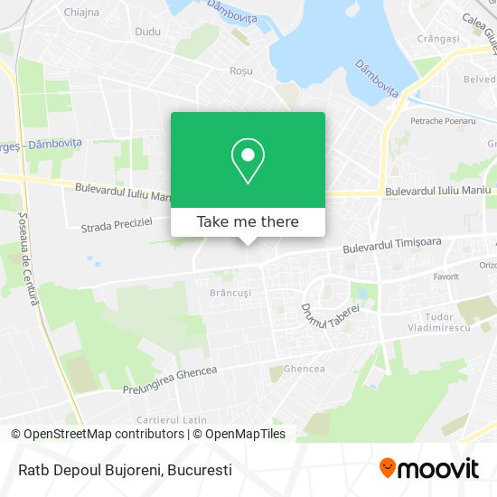 Ratb Depoul Bujoreni map