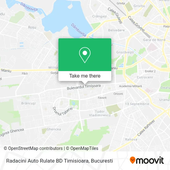 Radacini Auto Rulate BD Timisioara map