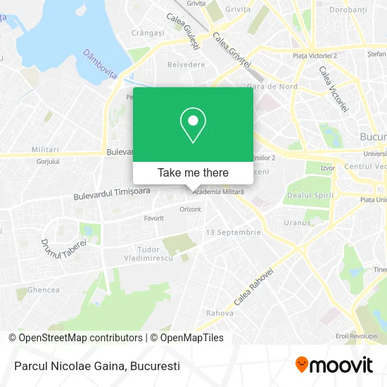 Parcul Nicolae Gaina map