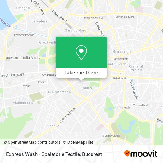 Express Wash - Spalatorie Textile map