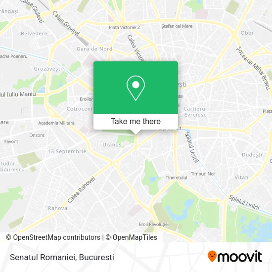 Senatul Romaniei map