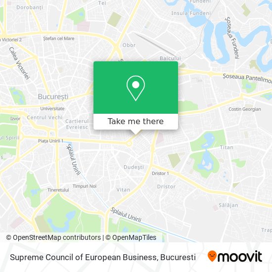 Supreme Council of European Business map