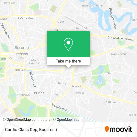 Cardio Class Dep map