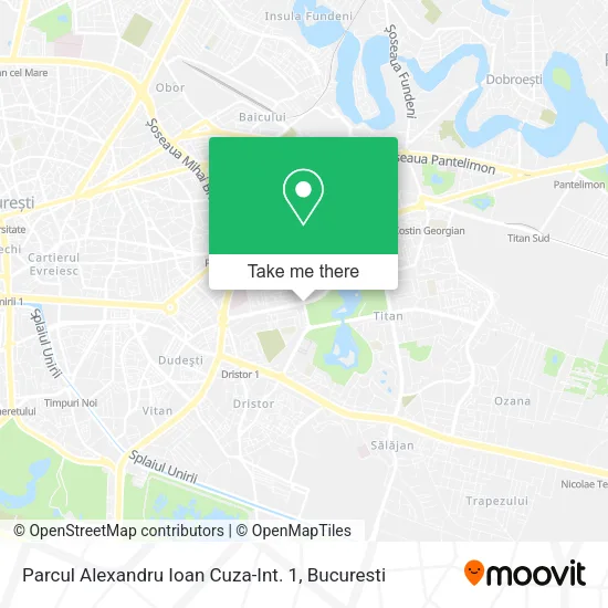 Parcul Alexandru Ioan Cuza-Int. 1 map
