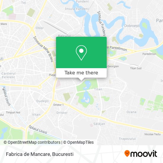 Fabrica de Mancare map