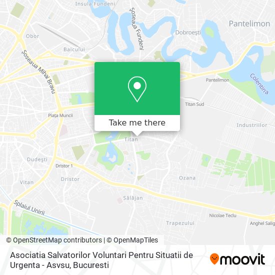 Asociatia Salvatorilor Voluntari Pentru Situatii de Urgenta - Asvsu map