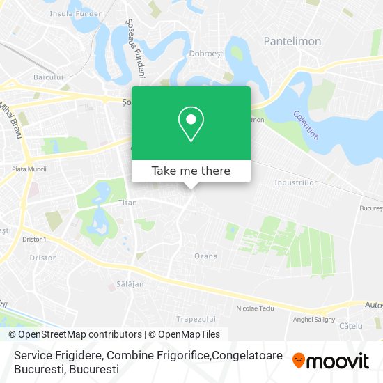 Service Frigidere, Combine Frigorifice,Congelatoare Bucuresti map