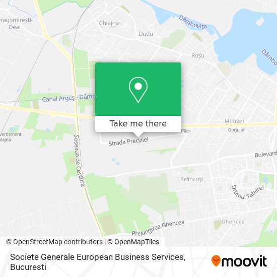 Societe Generale European Business Services map