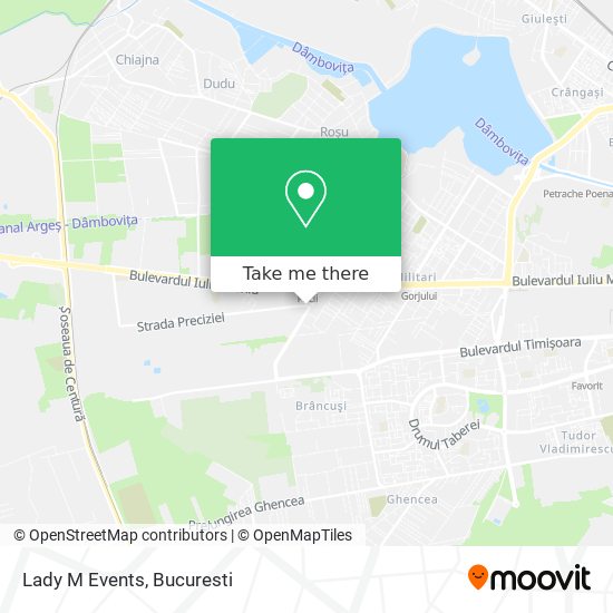 Lady M Events map