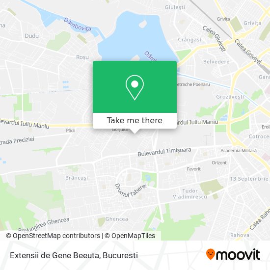 Extensii de Gene Beeuta map