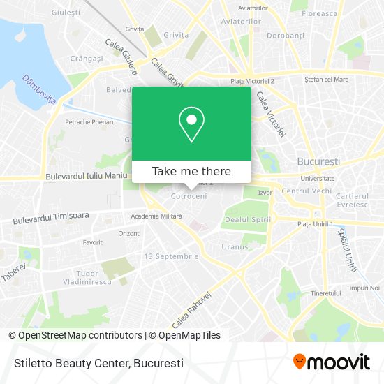 Stiletto Beauty Center map