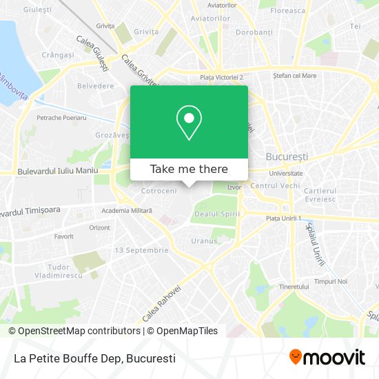 La Petite Bouffe Dep map