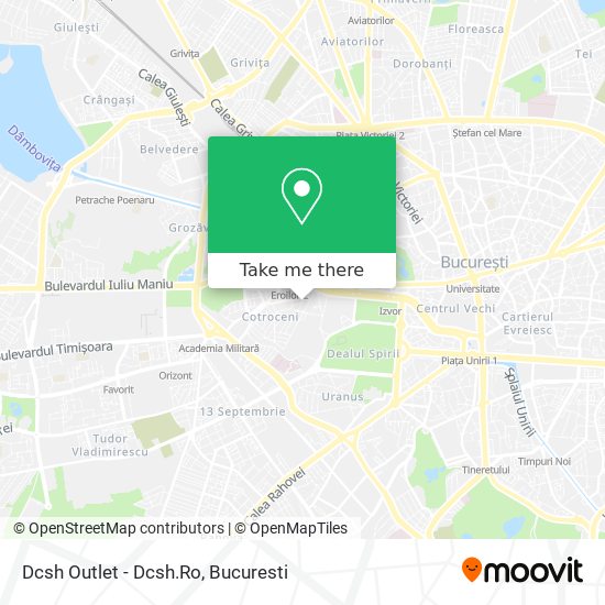 Dcsh Outlet - Dcsh.Ro map