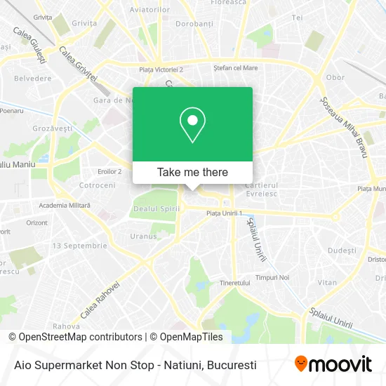 Aio Supermarket Non Stop - Natiuni map