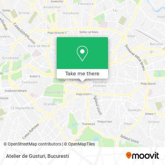 Atelier de Gusturi map