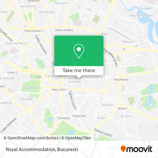 Royal Accommodation map