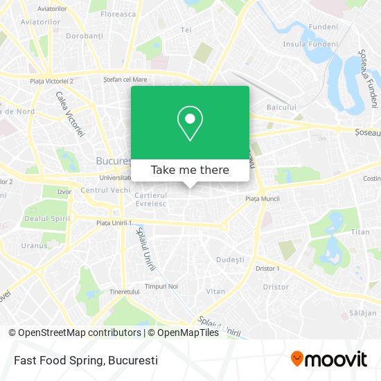 Fast Food Spring map