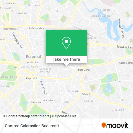 Comtec Calarasilor map