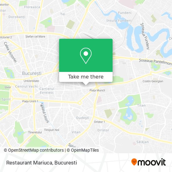 Restaurant Mariuca map