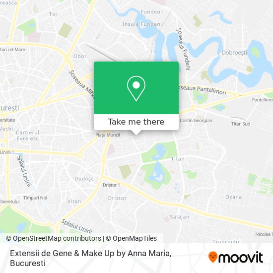 Extensii de Gene & Make Up by Anna Maria map