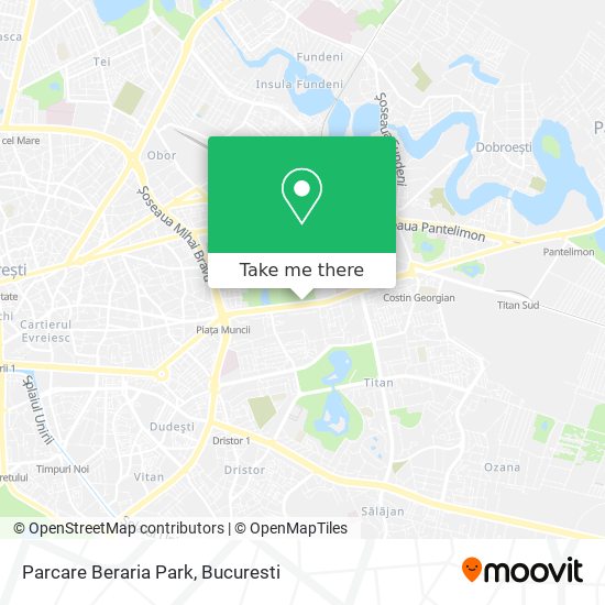 Parcare Beraria Park map