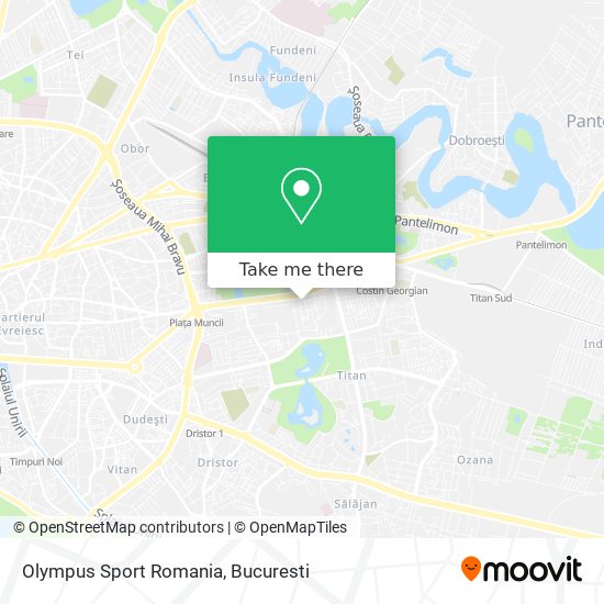Olympus Sport Romania map