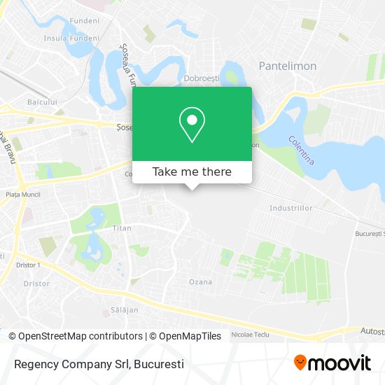 Regency Company Srl map
