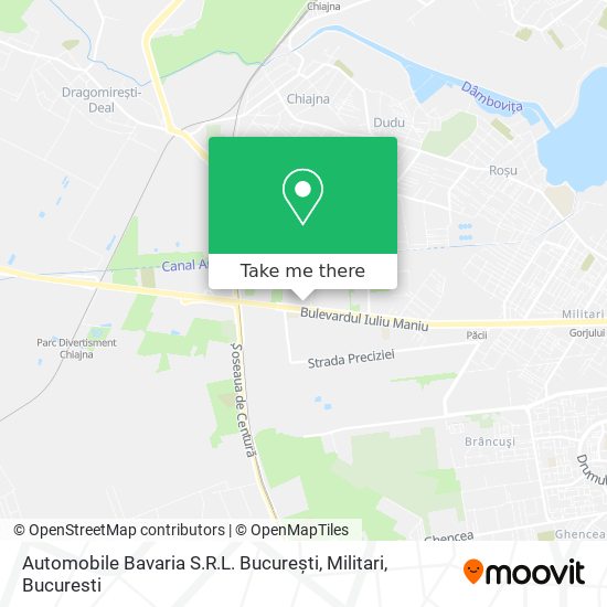 Automobile Bavaria S.R.L. București, Militari map