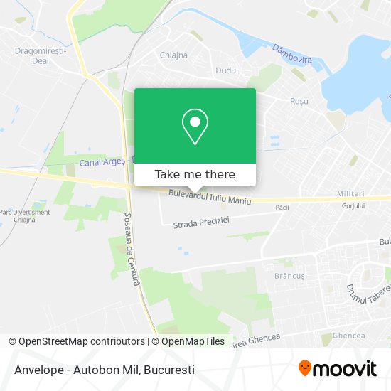 Anvelope - Autobon Mil map