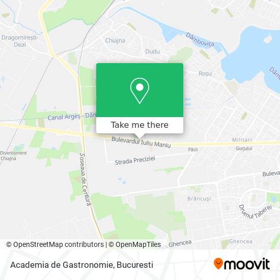 Academia de Gastronomie map
