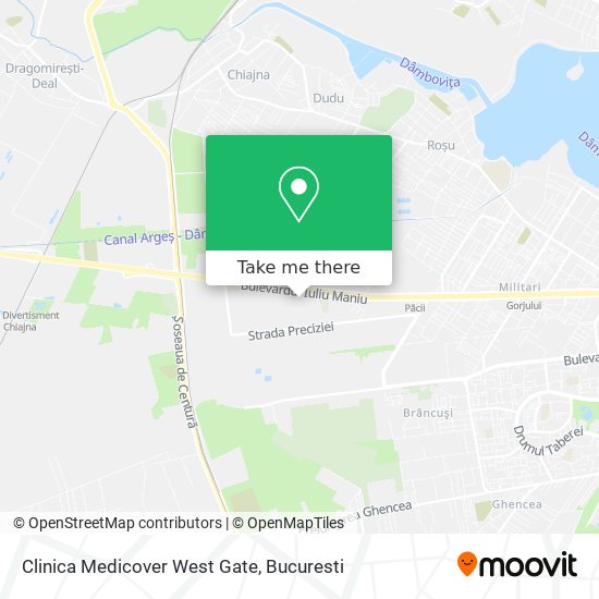 Clinica Medicover West Gate map