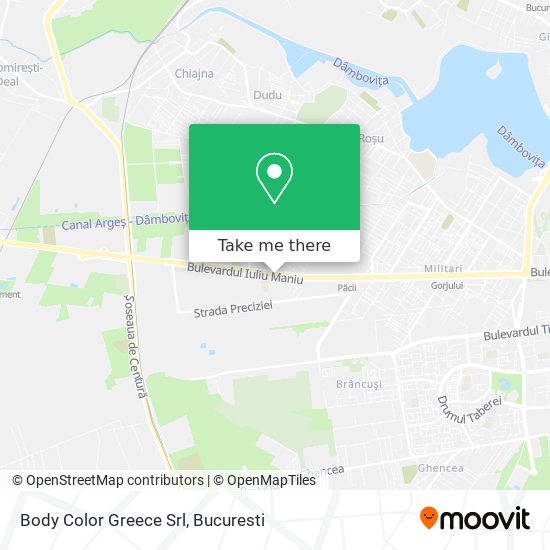 Body Color Greece Srl map