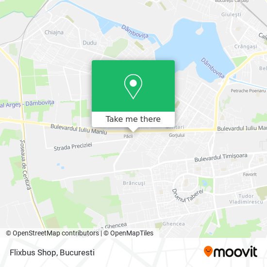 Flixbus Shop map