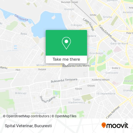 Spital Veterinar map