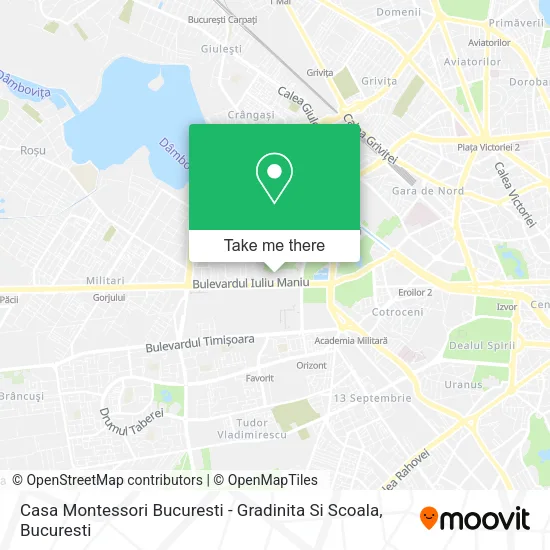 Casa Montessori Bucuresti - Gradinita Si Scoala map