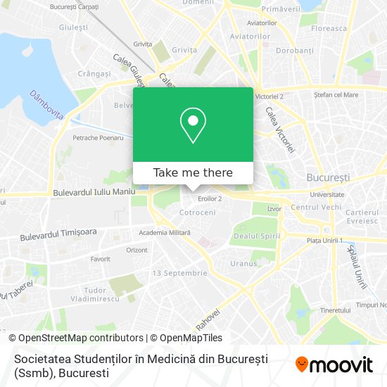 Societatea Studenților în Medicină din București (Ssmb) map