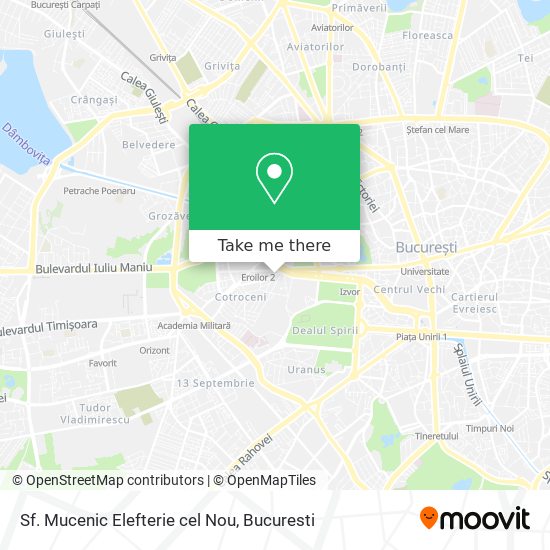 Sf. Mucenic Elefterie cel Nou map